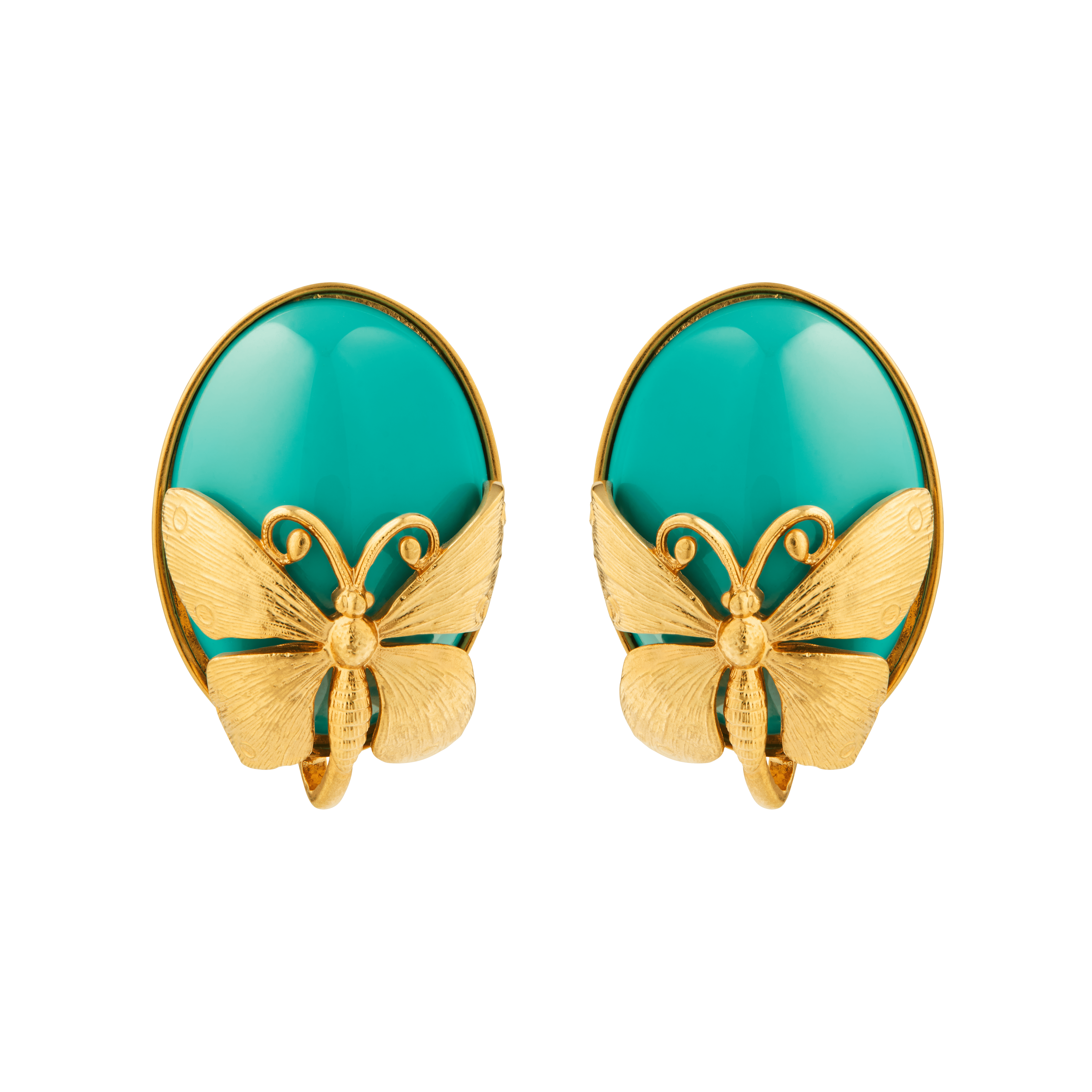 Farfalla Button Earings Sonia Petroff 