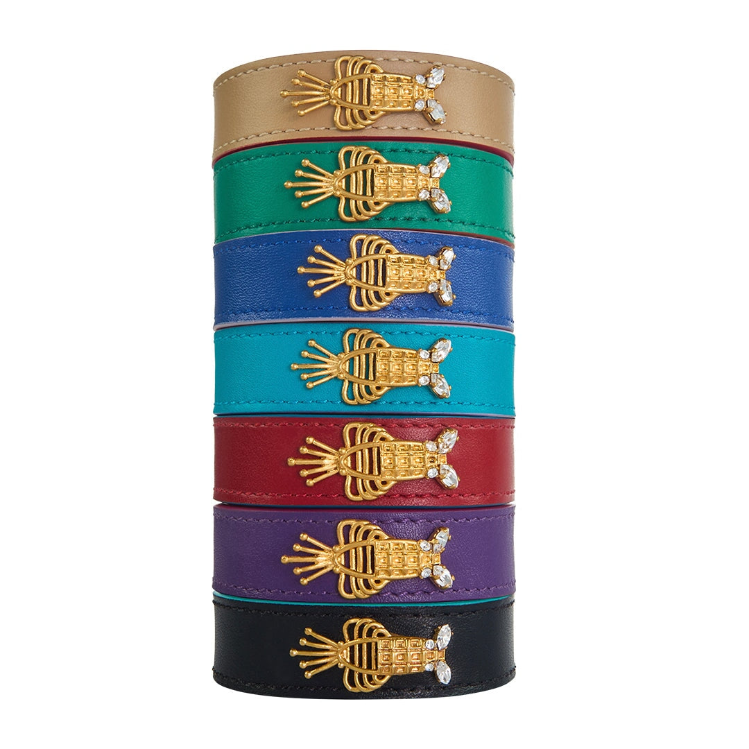 Lobster Leather Bracelet Sonia Petroff 