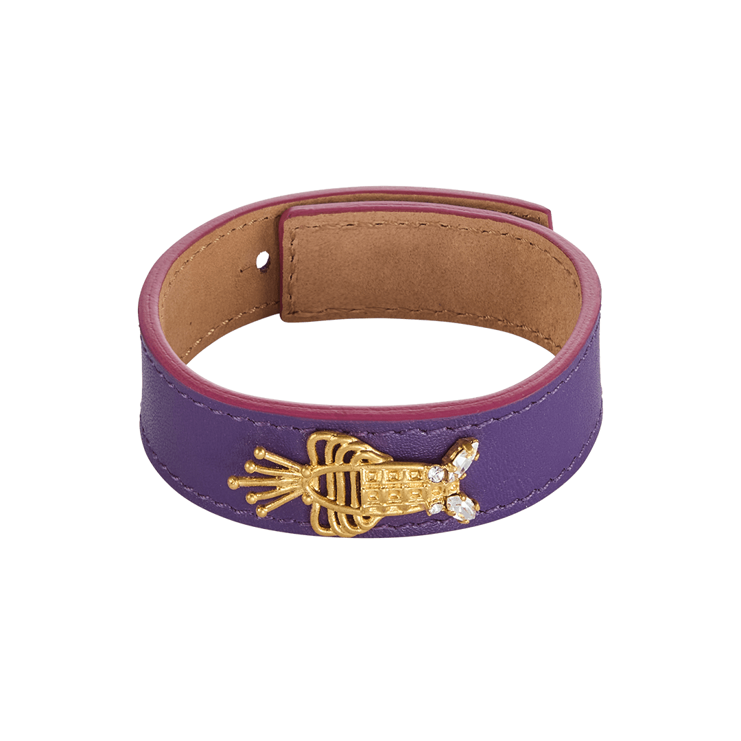 Lobster Leather Bracelet Sonia Petroff 